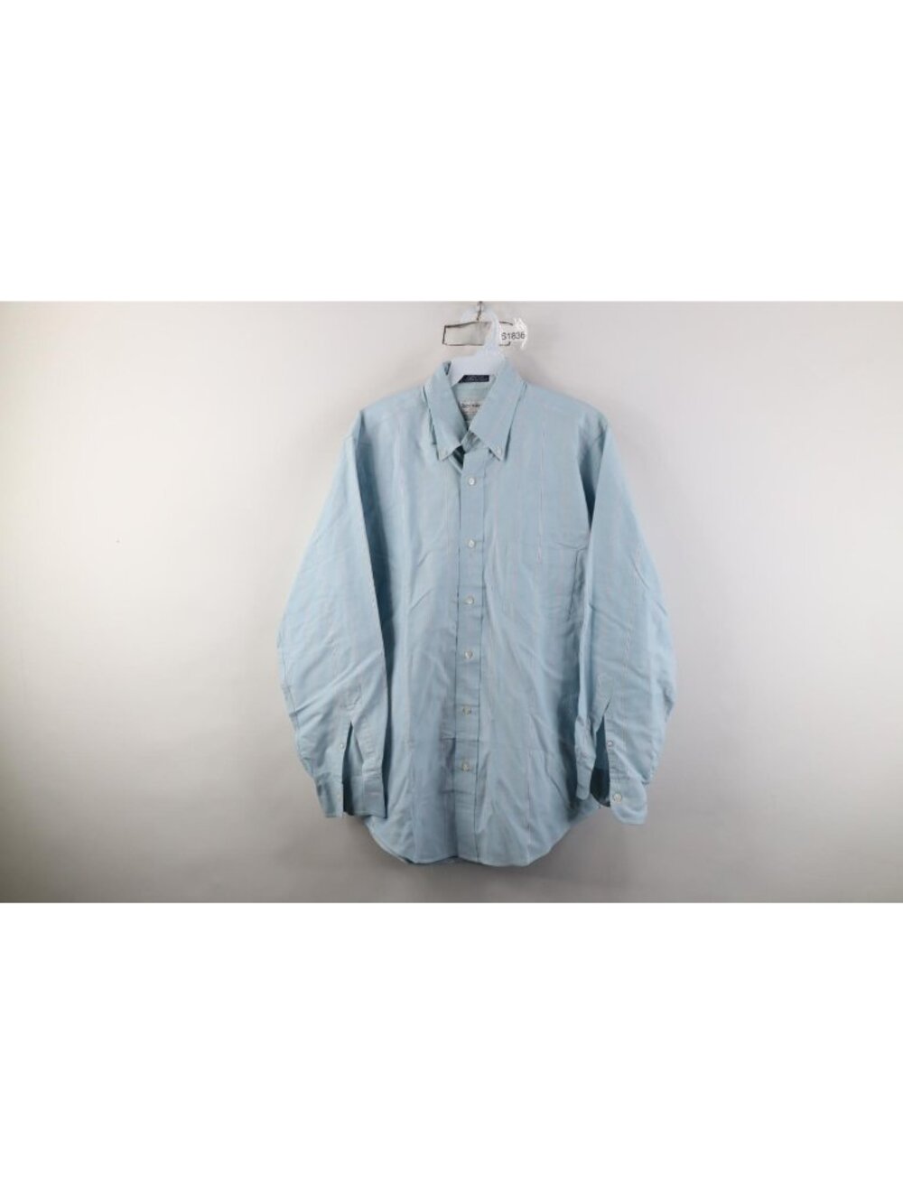 Vtg 90s Streetwear Mens 15.5 33 Oxford Club Striped Collared Button Down Shirt